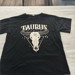 Taurus Black Graphic T-Shirt